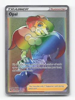 Pokemon TCG - Opal 197/185 Near Mint Rainbow Rare Vivid Voltage - Image 1