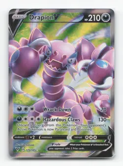 Pokemon TCG - Drapion V 175/185 Near Mint Ultra Rare Vivid Voltage - Image 1