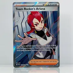 Team Rocket's Ariana 224/182 Sv10: Destined Rivals Holo UR Card TCG NM Pokemon - Image 1