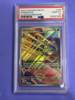 2025 Pokemon Destined Rivals English Hydrapple Illustrated Rare 188 PSA 10 - Image 1