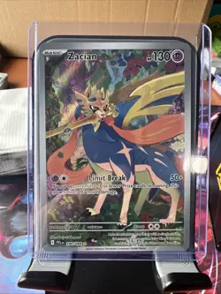 Zacian 100/094 Full Art Illustration Rare – Pokemon TCG PFL EN 2025 – NM🔥 - Image 1