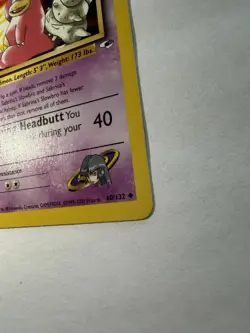 Pokemon TCG Sabrina's Slowbro Gym Heroes 1st Ed Uncommon 60/132 2000 70 HP - Image 2