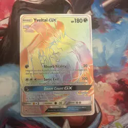 Forbidden Light Yveltal GX (Secret) #137/131 Pokemon TCG NM Condition - Image 1