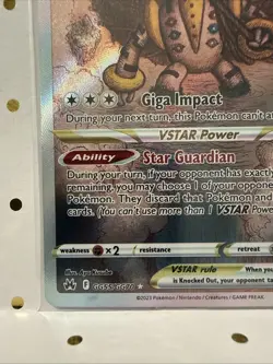 Regigigas VSTAR GG70 Crown Zenith Trainer Gallery Full Art Pokemon Card - Image 3