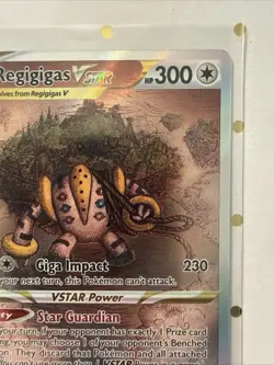 Regigigas VSTAR GG70 Crown Zenith Trainer Gallery Full Art Pokemon Card - Image 5