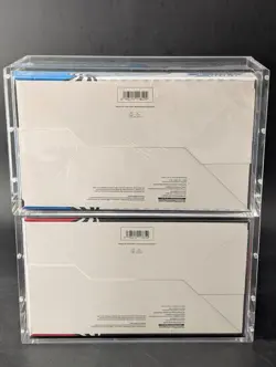 2x Pokemon Black Bolt White Flare Sealed Booster Bundle Display Case W/Acrylic - Image 2