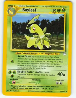 Bayleef - 29/111 Neo Genesis - Pokemon TCG - 2000 - Image 1