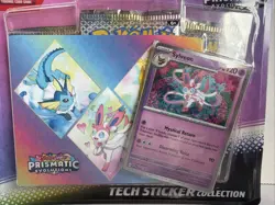 Pokemon TCG Prismatic Evolutions Tech Sticker Collection - Sylveon |BRAND NEW - Image 2
