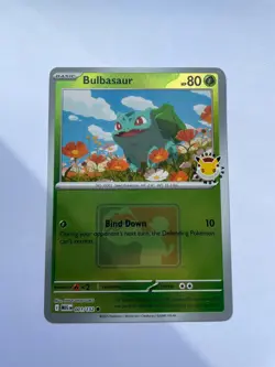 Bulbasaur 001/132 Pokemon Day 2026 Reverse Holo Play! Stamped - Image 1