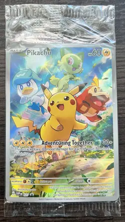 Pikachu 027 Pokemon TCG Scarlet & Violet Promo Cards Holo SEALED MINT NM - Image 1