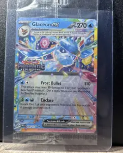 Glaceon Ex 26/131 Prismatic Evolution Surprise Box Stamped Promo - Image 1