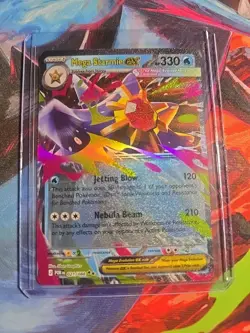 Mega Starmie Ex 021/088 Pokemon TCG Perfect Order English NM #2 - Image 1