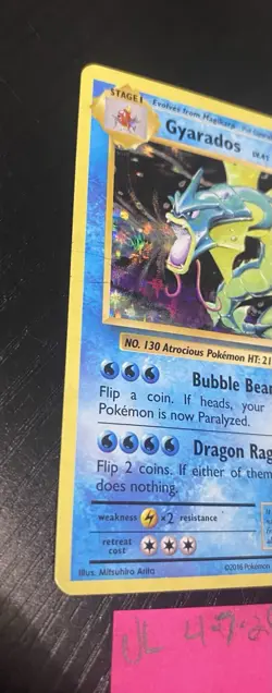 Pokemon TCG - Gyarados 34/108 - XY Evolutions - Holo Rare - Image 3