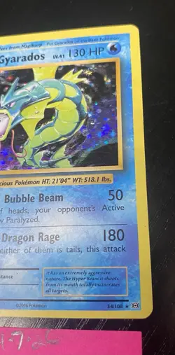 Pokemon TCG - Gyarados 34/108 - XY Evolutions - Holo Rare - Image 4