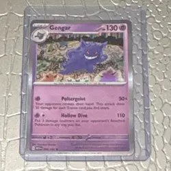 Gengar Pokemon TCG 094/165 Scarlet & Violet 151 Reverse Holo Rare Stage 2 130 HP - Image 3