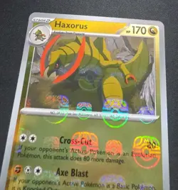 NM+ Haxorus Masterball 070/086 Black Bolt English Pokemon Holo FAST SHIPPING - Image 2