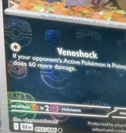 Pokemon Whirlipede Master Ball Pattern 055/086 Sv: Black Bolt Holo TCG NM - Image 3