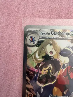 Pokemon Cynthia's Garchomp Ex 232/182 NM Destined Rivals Special Illustration - Image 3