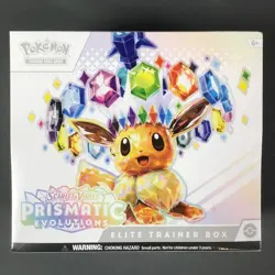 Pokemon Prismatic Evolutions Elite Trainer Box – Eevee Promo Sealed - Image 1