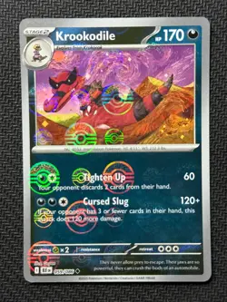 Krookodile 059/086 Pokeball Holo Black Bolt Pokemon English Near Mint - Image 1
