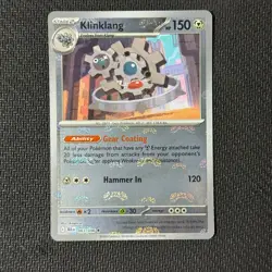 Klinklang 063/086 Masterball Holo Black Bolt Pokemon English Near Mint - Image 1