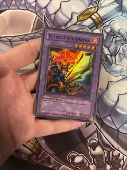 Yugioh Flame Swordsman LOB-003 1st Edition LP/MP (ADP) - Image 3