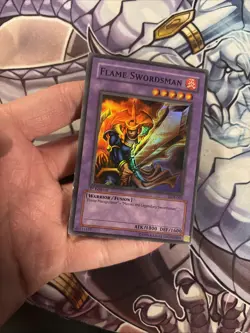 Yugioh Flame Swordsman LOB-003 1st Edition LP/MP (ADP) - Image 4