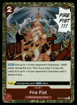 2023 Awakening of the New Era Fire Fist Event / Red/Revolutionary Army #OP05-019 - Image 1