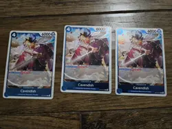 Cavendish OP10-045 set of 3 | English | One Piece TCG - Image 1