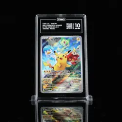 TAG 10 - Pikachu 001/SV-P Pre-Order Promo Pokemon Scarlet & Violet Japanese - Image 3