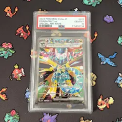 PSA 10 Dragapult Ex SAR 221/187 Terastal Festival Japanese Pokemon - Image 3