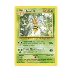Pokemon Pokemon Base Set Beedrill (R) #17 EX - Image 1