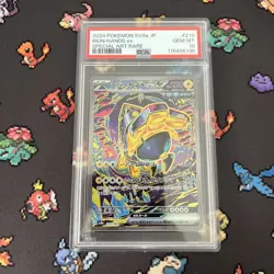 Pokemon TCG Iron Hands EX 210/187 Terastal Festival SAR PSA 10 Gem Mint - Image 1
