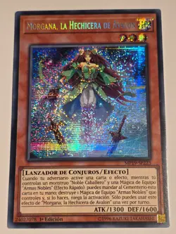 Morgan, the Enchantress of Avalon●YUGIOH●MP19●2019●SPANISH●SECRET RARE●NM●2911 - Image 1