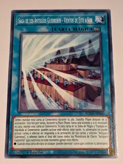 Ancient Warriors Saga - East-by-South Winds●YUGIOH●ROTD●COMMON●SPANISH●MORALES - Image 1