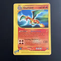 Pokemon Charizard Expeditions 40/165 Non-Holo Card MP Rare Vintage - Image 2