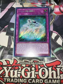 Synchro Zone Secret Rare 1st Edition BLMR-EN048 Yugioh - Image 1