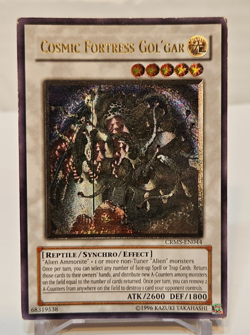 Ultimate Rare Cosmic Fortress Gol'gar CRMS-EN044 Unlimited Yugioh 1447 - Image 1
