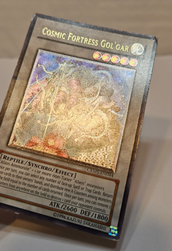 Ultimate Rare Cosmic Fortress Gol'gar CRMS-EN044 Unlimited Yugioh 1447 - Image 3