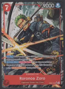 One Piece Adventure on Kami’s Island Roronoa Zoro Alt Art EB04-007 SR English - Image 1