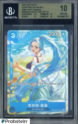 2025 One Piece Carrying on His Will Chinese #EB02026 Nefeltari Vivi BGS 10 - Image 1