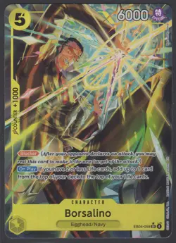 2026 One Piece Adventure on Kami’s Island Borsalino Alt Art EB04-058 SR English - Image 1