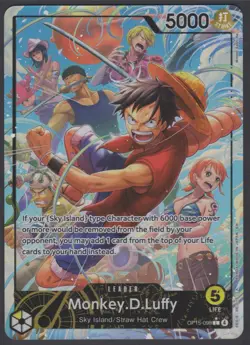 One Piece Adventure on Kami’s Island Monkey D. Luffy Alt Art OP15-098 English - Image 1