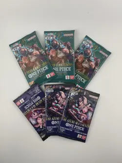 Lot of 6 OP-14 OP-08 One Piece Booster Packs TCG English Sealed - Image 1