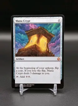 Custom Game Card- Mana Crypt- LP Condition - Image 1