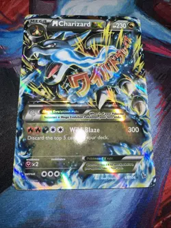 Pokemon TCG Mega M Charizard EX Flashfire Holo Ultra Rare Card 69/106 - Image 2