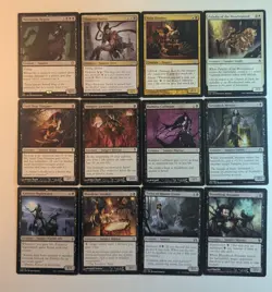 MTG Vampire themed lot. Orzhov. Black/White. 12 Cards. - Image 1