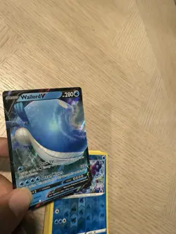 Pokemon TCG Water Type Trading Card Lot Sword & Shield SWSH Wailord V Holo Rare - Image 5