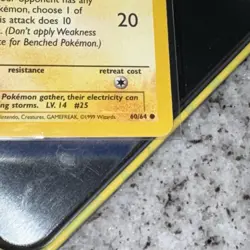 1st Edition Pikachu HP 60/64 😱 | Jungle Set WOTC | Vintage Pokemon TCG Card - Image 5