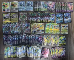 100 Lot Pokemon TCG Chinese Card RR RRR VMAX Charizard Mew Mewtwo Rayquaza AY15 - Image 1